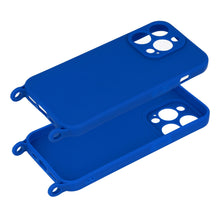 Заредете изображение във визуализатора на галерията – Strap Silicone Case for Iphone 12 Pro design 2 blue
