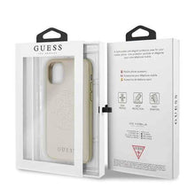 Заредете изображение във визуализатора на галерията – Guess GUHCN58RSSASGO iPhone 11 Pro złoty/gold hard case Saffiano 4G Circle Logo
