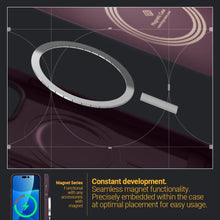 Заредете изображение във визуализатора на галерията – CASEOLOGY PARALLAX MAG MAGSAFE IPHONE 14 PRO BURGUNDY
