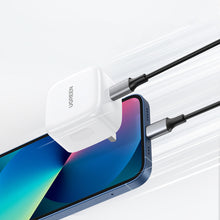 Заредете изображение във визуализатора на галерията – Ugreen UK (Great Britain) USB-C fast charger PD 30W white (CD127)
