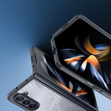 Заредете изображение във визуализатора на галерията – Samsung Galaxy Z Fold5 5G armored case compatible with MagSafe Dux Ducis Aimo Mag - black
