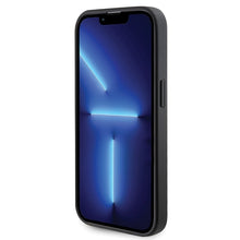 Заредете изображение във визуализатора на галерията – Original Case GUESS hardcase Saffiano MagSafe GUHMP14LPSAHMCK for Iphone 14 Pro black
