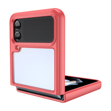 Заредете изображение във визуализатора на галерията – Outer Space Case for Samsung Galaxy Z Flip 3 cover with a flexible frame red
