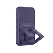 Заредете изображение във визуализатора на галерията – Amazing Thing Power bank Thunder Pro Stand 5000mAh TPM5KSPU - Type C - magnetic with induction charger purple
