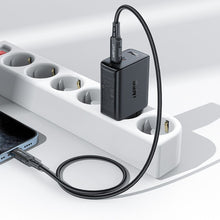 Заредете изображение във визуализатора на галерията – Acefast charger 2 x typ c qc4.0 pd45w gan a29 black
