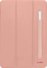 Заредете изображение във визуализатора на галерията – LAUT Huex Folio - protective case with holder for Apple Pencil for iPad Pro 12.9" 4/5/6G (rose)
