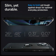 Заредете изображение във визуализатора на галерията – Spigen TOUGH ARMOR MAG MAGSAFE IPHONE 15 PRO BLACK
