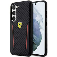 Заредете изображение във визуализатора на галерията – Ferrari FEHCS23SNPYK S23 S911 black/black hardcase Carbon Contrast Edges
