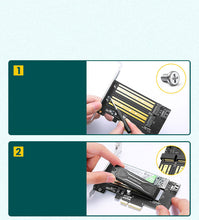 Заредете изображение във визуализатора на галерията – Ugreen expansion card adapter PCIe 3.0 x4 to SSD M.2 M-Key / M.2 B-Key black (CM302)
