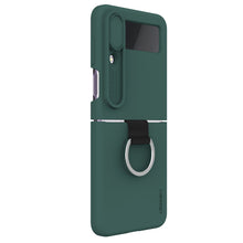 Заредете изображение във визуализатора на галерията – Nillkin CamShield Silky Silicone Case for Samsung Galaxy Z Flip 4 Silicone Cover with Camera Protector Green
