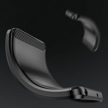 Заредете изображение във визуализатора на галерията – Carbon Case Cover for Oppo A57 5G / A57 / A77 5G / A77 / K10 5G, Realme V23 5G / Narzo 50 5G / Q5i 5G Flexible Silicone Carbon Cover Black
