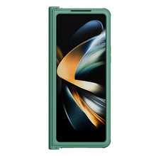 Заредете изображение във визуализатора на галерията – Nillkin CamShield Pro Case (simple) for Samsung Galaxy Z Fold 4 cover with camera cover dark green

