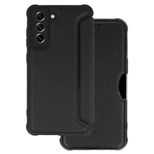 Заредете изображение във визуализатора на галерията – Razor Carbon Book Case for Samsung Galaxy A35 black
