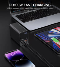 Заредете изображение във визуализатора на галерията – Choetech B635BK USB-A / USB-C Powerbank 22.5W 27000mAh - black
