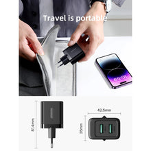 Заредете изображение във визуализатора на галерията – Joyroom JR-TCN01 2xUSB-A 12W 2.4A mains charger - black
