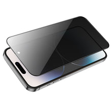 Заредете изображение във визуализатора на галерията – Borofone Tempered glass BF7 Diamond Armor Full Screen Anti-spy for Iphone 15 Pro - 10 pieces
