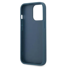 Заредете изображение във визуализатора на галерията – Guess GUHCP13L4GMGBL iPhone 13 Pro / 13 6,1" niebieski/blue hardcase 4G Big Metal Logo
