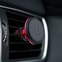 Заредете изображение във визуализатора на галерията – Baseus C40141201913-00 magnetic car holder for air vent - red
