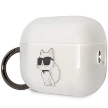 Заредете изображение във визуализатора на галерията – Karl Lagerfeld KLAP2HNCHTCT Airpods Pro 2 cover transparent Ikonik Choupette

