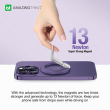 Заредете изображение във визуализатора на галерията – Amazing Thing Ring Titan Mag Magnetic holder stand IGTMBK purple
