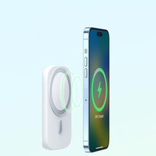 Заредете изображение във визуализатора на галерията – Joyroom inductive power bank 6000mAh with ring and stand up to 20W white (JR-W030)
