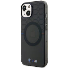 Заредете изображение във визуализатора на галерията – Case BMW BMHMP14SHGPK iPhone 14 6.1" grey/grey Pattern MagSafe
