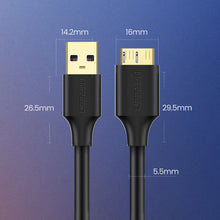 Заредете изображение във визуализатора на галерията – Ugreen Cable USB-C - Micro USB-B 3.0 5Gb/s 2m black (US130)
