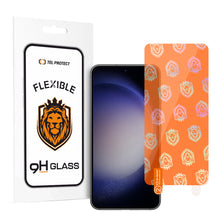 Заредете изображение във визуализатора на галерията – Tel Protect Best Flexible Hybrid Tempered Glass for SAMSUNG GALAXY S23 FE
