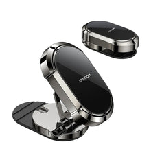 Заредете изображение във визуализатора на галерията – Joyroom car magnetic self-adhesive foldable phone holder (dashboard / cockpit) dark gray (JR-ZS312)
