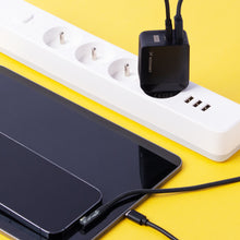 Заредете изображение във визуализатора на галерията – Wozinsky USB charger with 2 ports (USB, USB C) 20 W black
