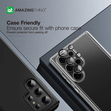 Заредете изображение във визуализатора на галерията – Amazing Thing Tempered glass AR Lens Glass S24UCAMBGLA on camera do Samsung Galaxy S24 Ultra (5 pieces) black
