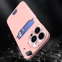 Заредете изображение във визуализатора на галерията – Leather Stand Case for Samsung Galaxy S23 Ultra Cover Card Wallet with Stand Pink
