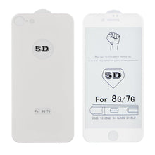 Заредете изображение във визуализатора на галерията – 5d full glue стъклен протектор за дисплей + гръб - iPhone 8 plus бяла рамка - TopMag
