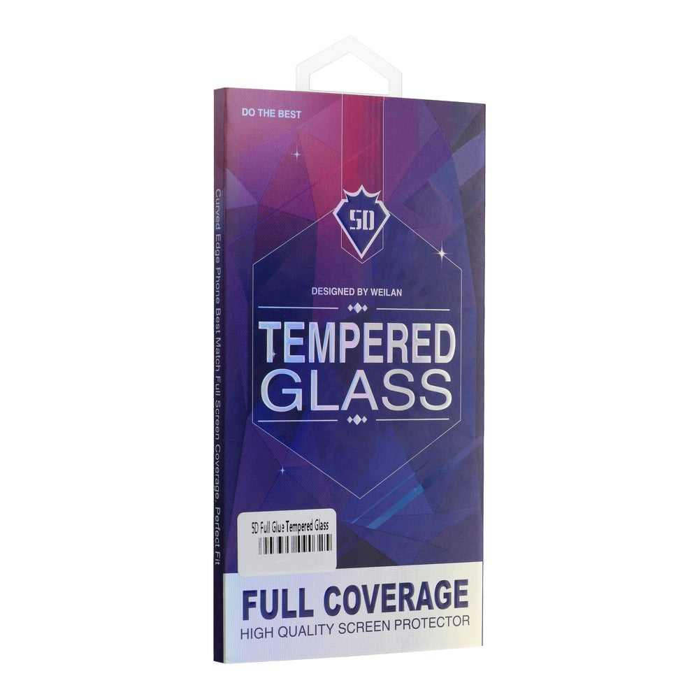 5d full glue стъклен протектор за iphone xr / 11 (matte) black - TopMag