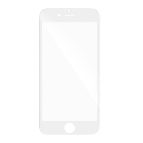 5D Стъклен протектор full glue - iPhone 6s plus бял - TopMag