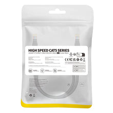 Заредете изображение във визуализатора на галерията – Baseus High Speed ​​Cat 5 RJ-45 Ethernet cable 1000Mb/s 0.5m round - black
