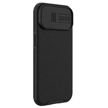 Заредете изображение във визуализатора на галерията – Nillkin CamShield Pro PC+TPU Case for Iphone 15 black
