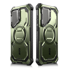 Заредете изображение във визуализатора на галерията – IBLSN Armorbox Mag Supcase case with MagSafe for Samsung Galaxy S24 - green
