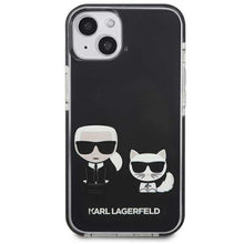 Заредете изображение във визуализатора на галерията – Оригинален гръб karl lagerfeld за iphone 13 (k&amp;c bodies / black) - TopMag
