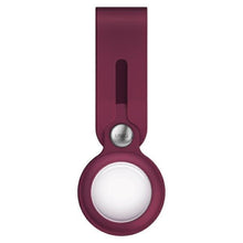 Заредете изображение във визуализатора на галерията – Uniq Vencer Silicone case for AirTag burgundy/burgundy
