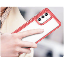 Заредете изображение във визуализатора на галерията – Outer Space Case for Samsung Galaxy A13 5G cover with a flexible frame red
