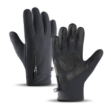 Заредете изображение във визуализатора на галерията – Anti-slip winter phone sports gloves (size M) - black
