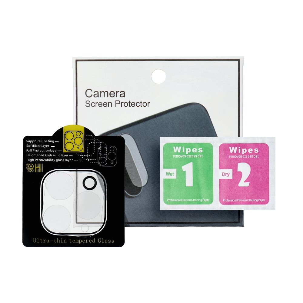 5d full glue camera протектор - за iphone 11 pro max transparent