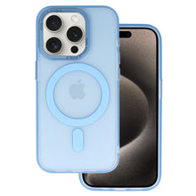 Заредете изображение във визуализатора на галерията – Liavec AG Magsafe Case for Iphone 15 light blue
