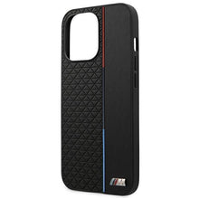 Заредете изображение във визуализатора на галерията – Case BMW BMHCP13XTRTBK iPhone 13 Pro Max 6.7" black/black hardcase M Collection Triangles
