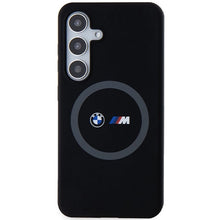 Заредете изображение във визуализатора на галерията – BMW M Silicone Printed Ring MagSafe case for Samsung Galaxy S24 - black
