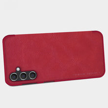 Заредете изображение във визуализатора на галерията – Nillkin Qin Leather case leather case with a flap wallet red
