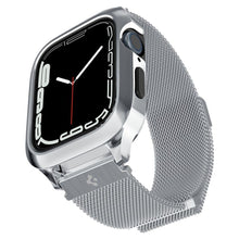Заредете изображение във визуализатора на галерията – Spigen METAL FIT ”PRO” Apple Watch 4 / 5 / 6 / 7 / 8 / SE (44 / 45 MM) SILVER
