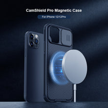 Заредете изображение във визуализатора на галерията – Nillkin CamShield Pro Magnetic Case for Iphone 12/12 Pro black
