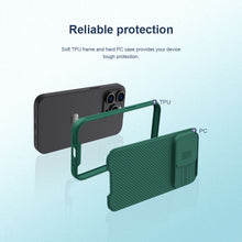 Заредете изображение във визуализатора на галерията – Nillkin CamShield Pro PC+TPU Case for Iphone 14 Pro Max purple
